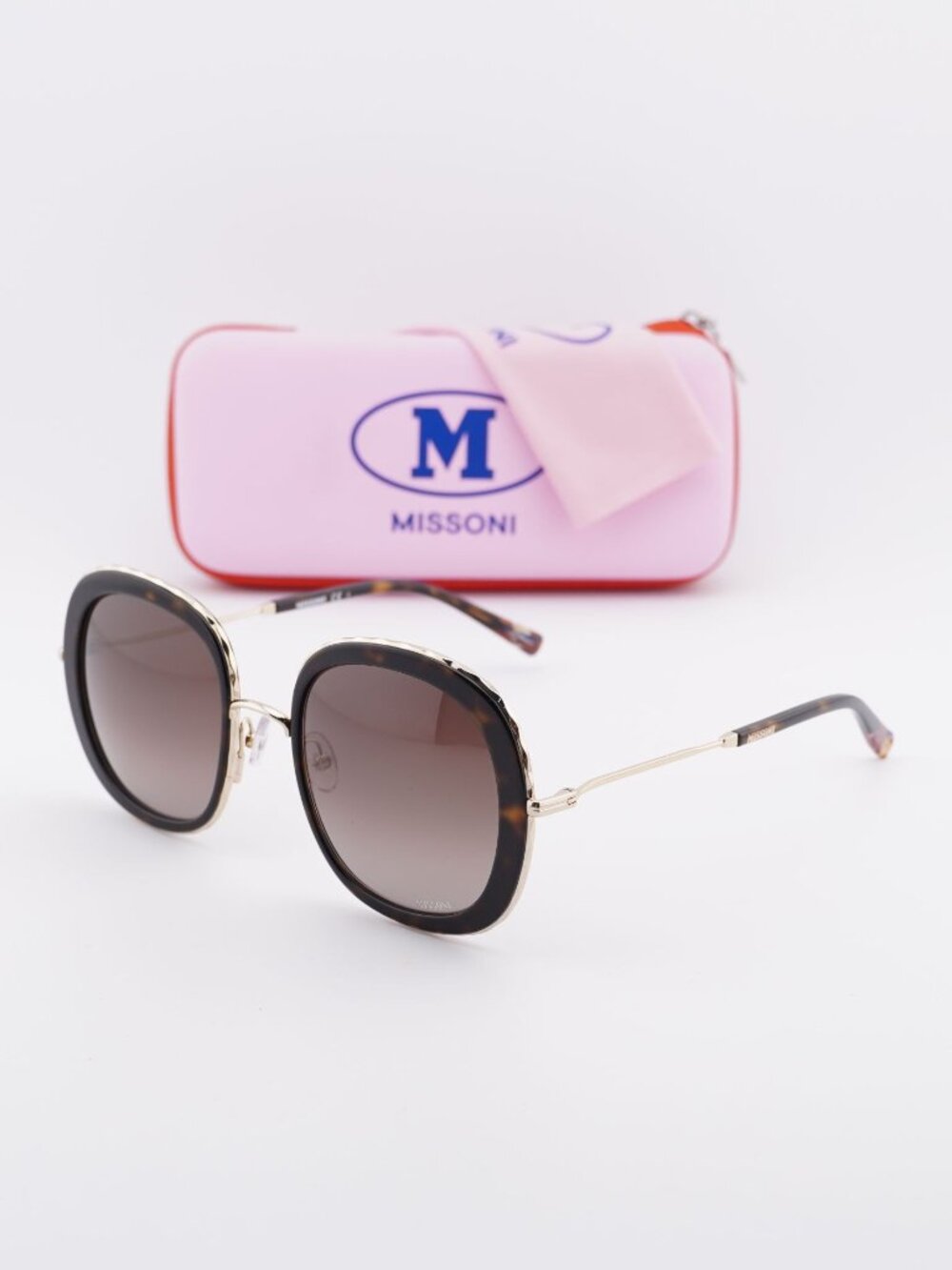 Missoni MIS 0034/S 0086 HA Square Sunglasses - Gold / Brown